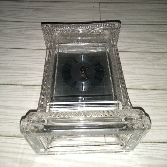 Crystal Legends By Godinger Vintage 24% Lead Crystal Clock Made in West Germany - Picture 7 of 13